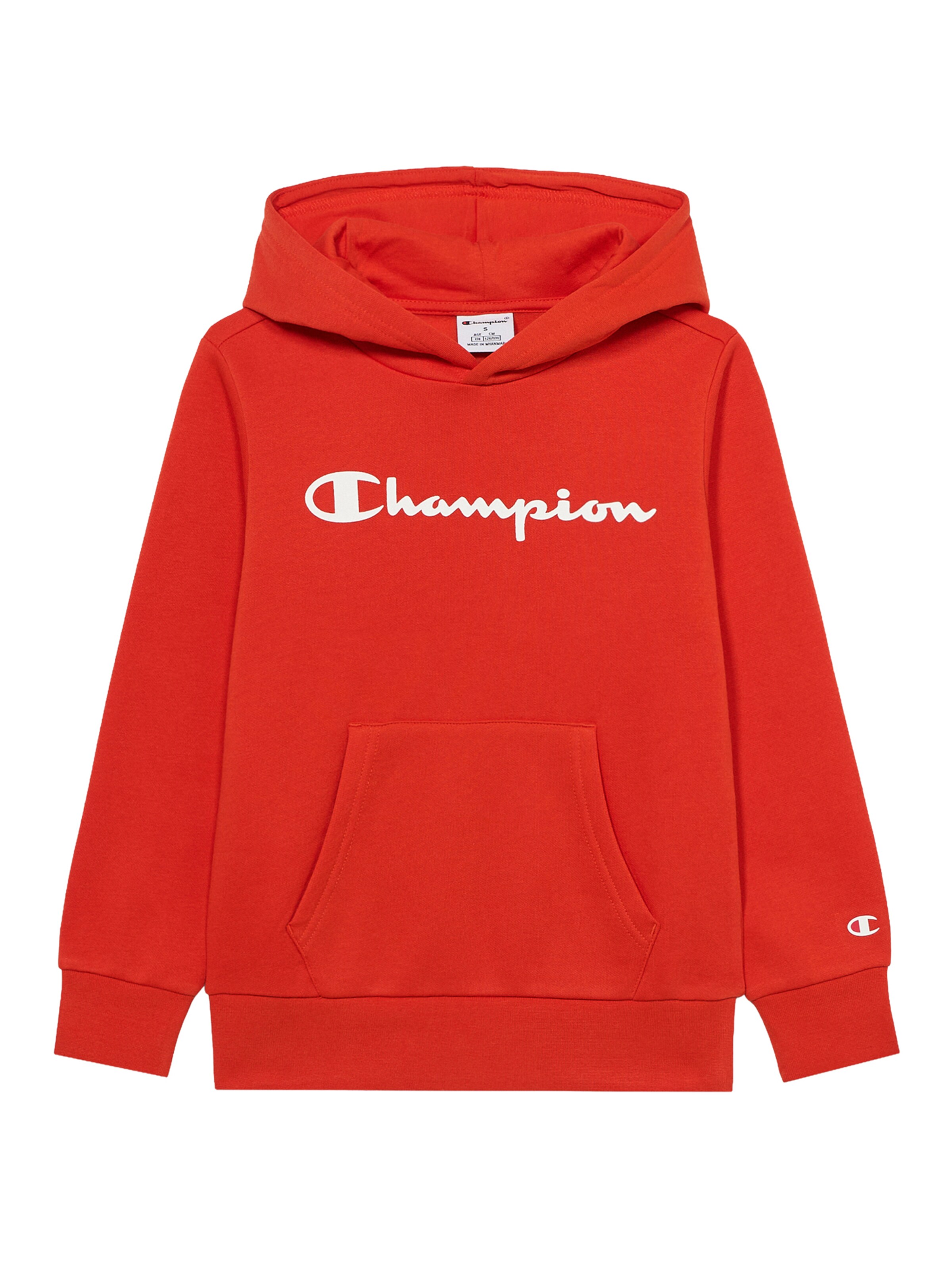 sarkans Champion Authentic Athletic Apparel Sportisks džemperis: no priekšpuses