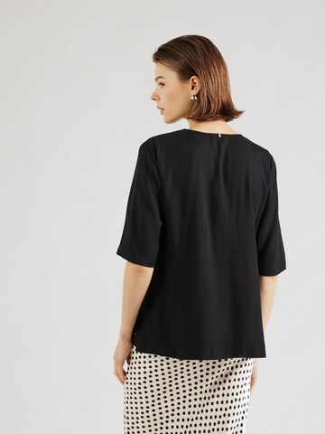 TOMMY HILFIGER Bluse in Schwarz