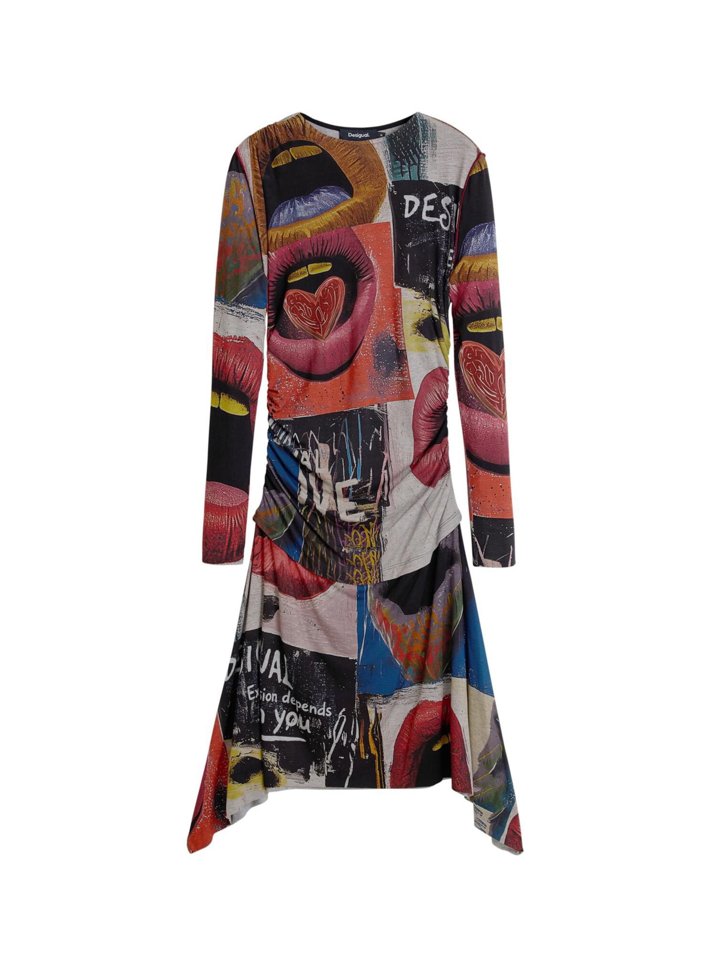 Desigual Sukienka w kolorze czarny: przód