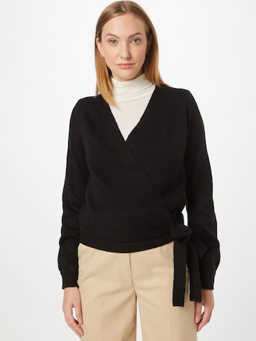 Cardigan 'ALVILDA' VERO MODA en noir : devant