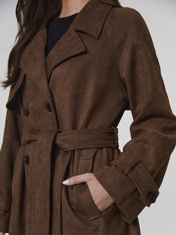 South Beach Between-Seasons Coat in Brown