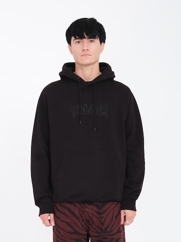 Volcom Sweater in Black: front