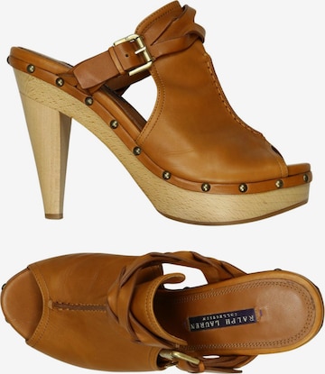 Ralph Lauren Sandalen 40,5 in Braun: Vorderseite