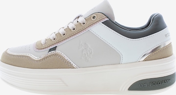 U.S. POLO ASSN. Sneaker in Beige: Vorderseite