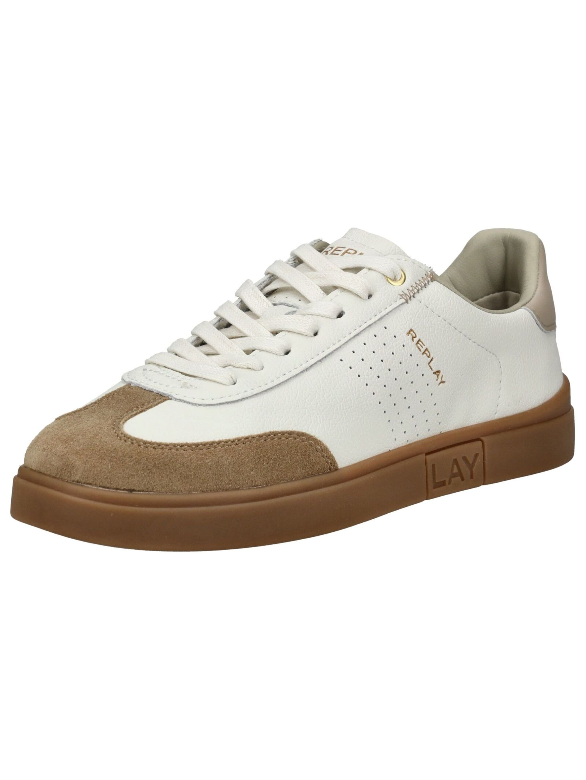 Baskets basses REPLAY en blanc : devant