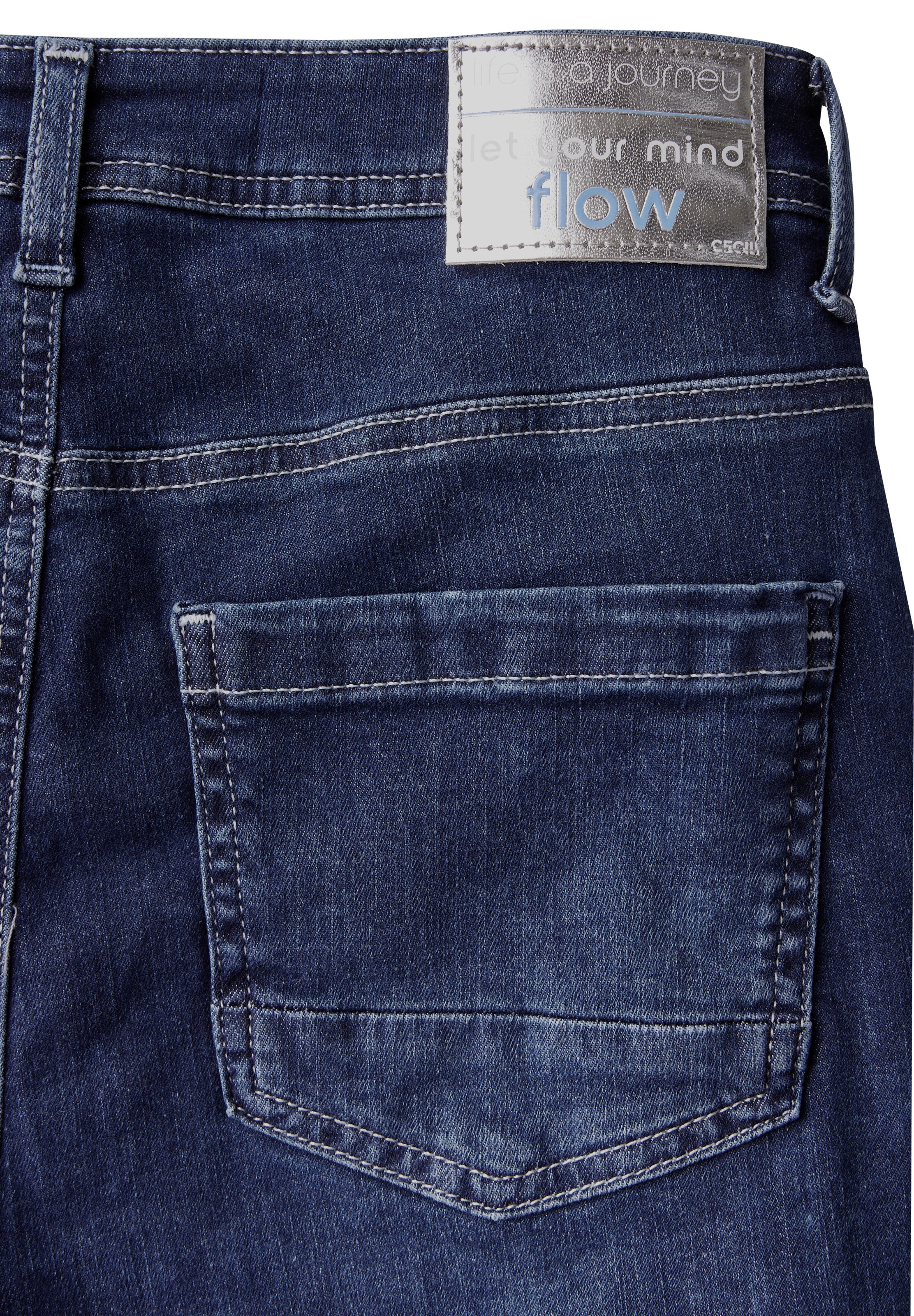 CECIL Slimfit Jeans in Blau