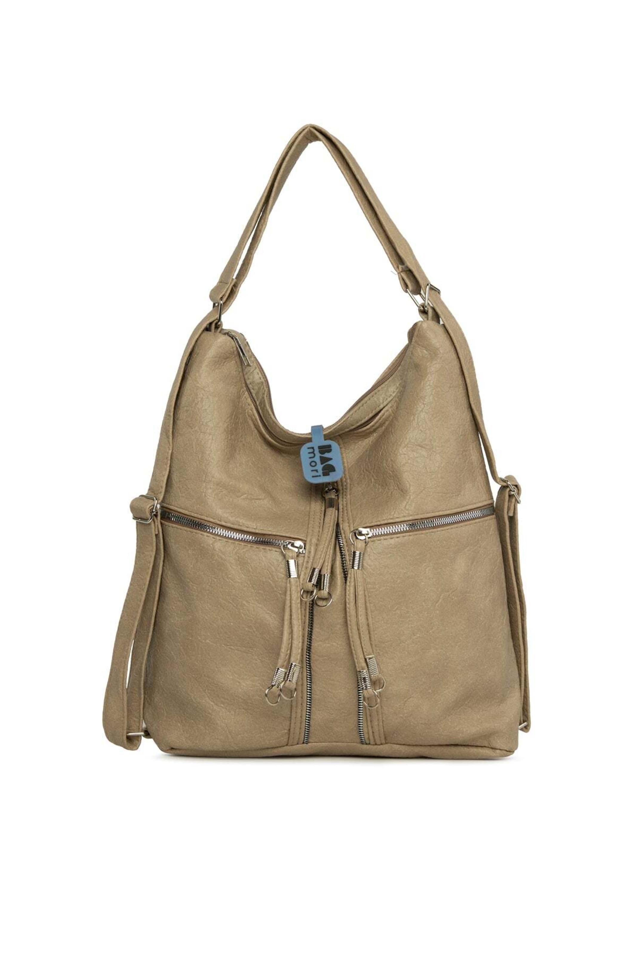 Geantă de umăr de la Bagmori pe bej: față