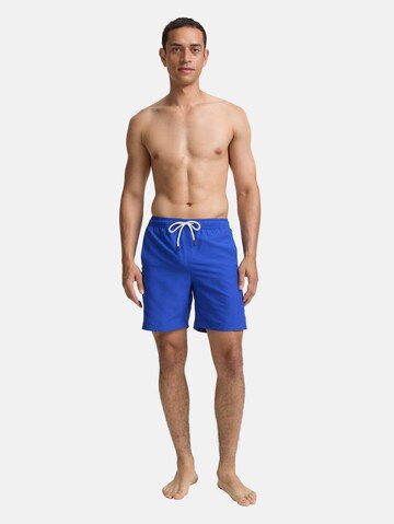 TOM TAILOR DENIM Zwemshorts in Blauw: voorkant