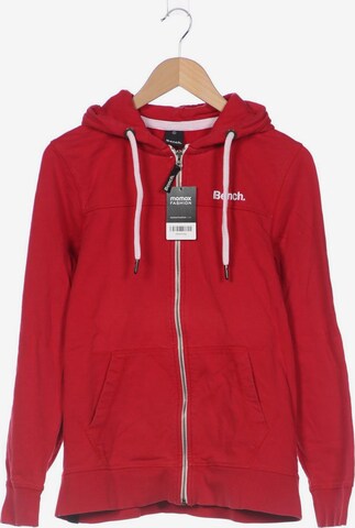 BENCH Sweatshirt & Zip-Up Hoodie in L in Red: front