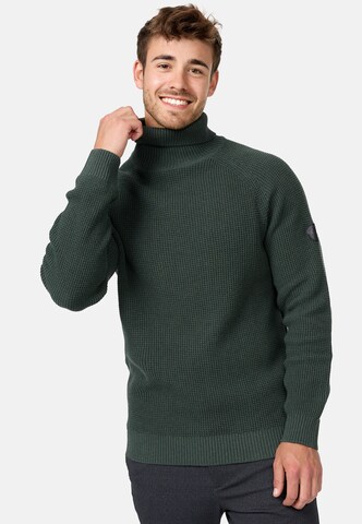 INDICODE JEANS Sweater 'Harlan' in Green: front