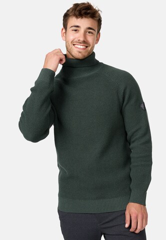 INDICODE JEANS Pullover 'Harlan' in Grün: predná strana