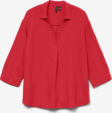 Camicia da donna 'LINN' di VERO MODA in rosso: frontale