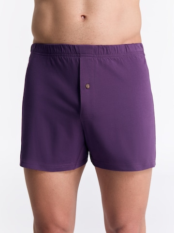 Albero Natur Boxershorts in Lila: Vorderseite