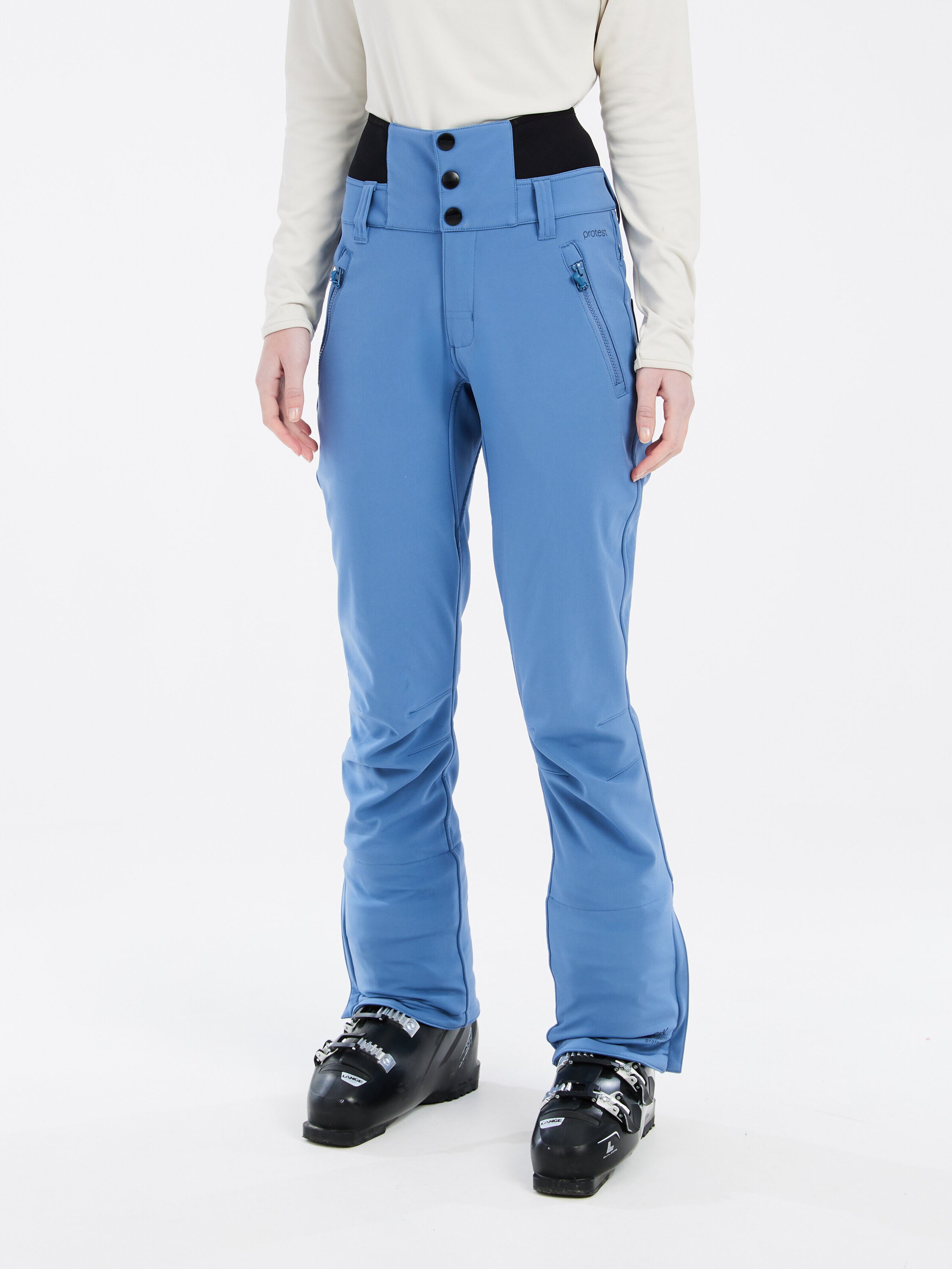 PROTEST Slim fit Workout Pants 'PRTLULLABYOS' in Blue: front
