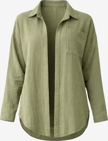 WENOR Blouse 'NALYA' in Groen: voorkant