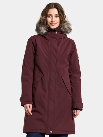 Parka d’hiver 'Erna' Didriksons en rouge : devant