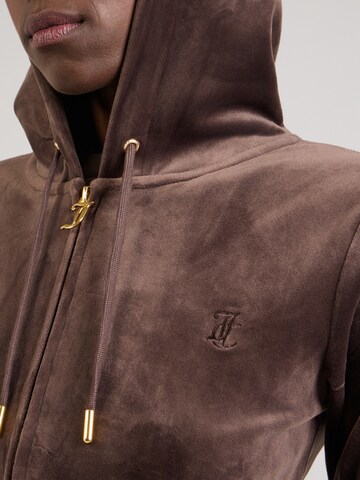 Juicy Couture Sweatjacke 'ROBERTSON' in Braun