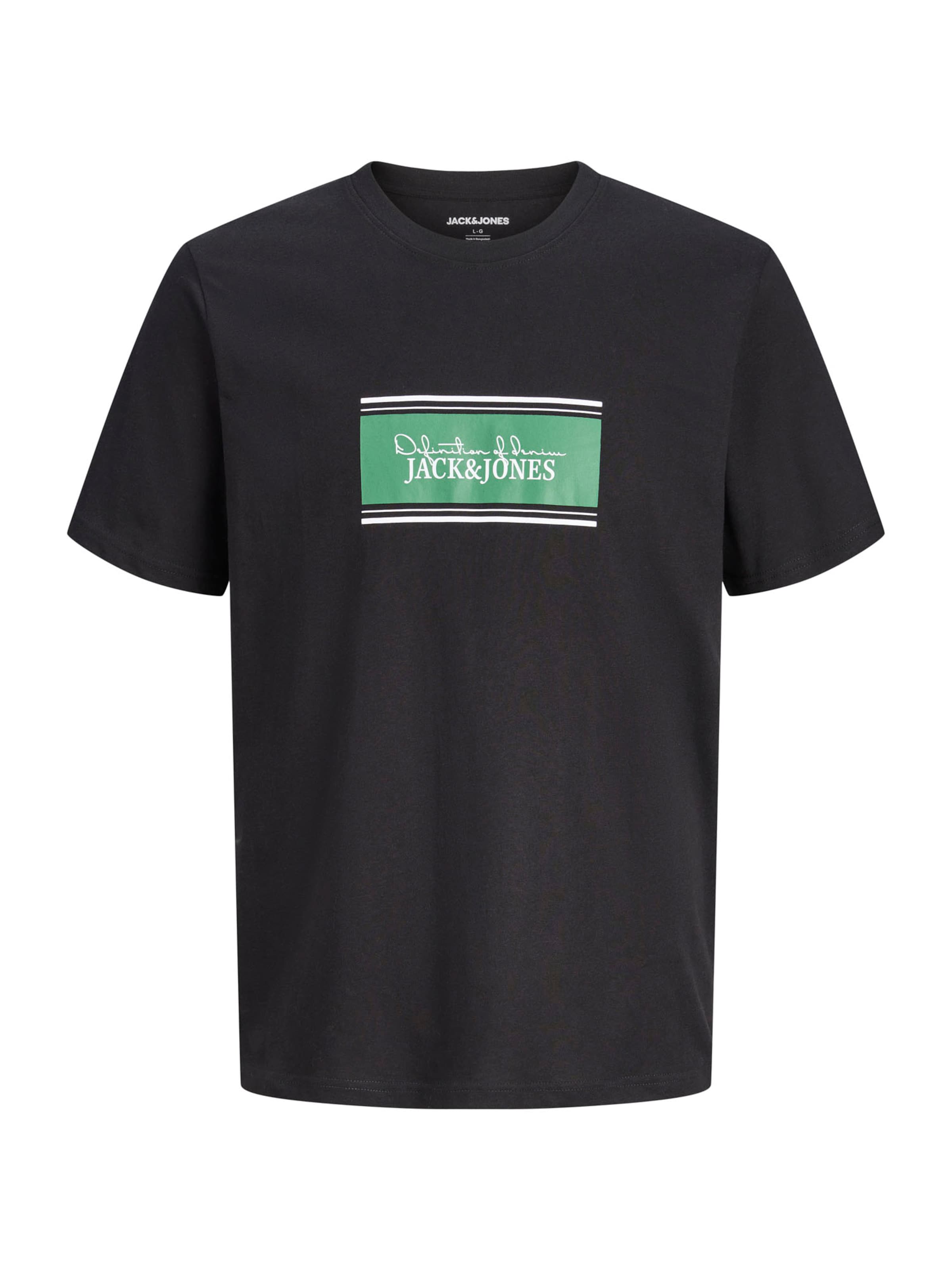 Jack & Jones JuniorMajica 'JJBUSTER' - crna boja: prednji dio