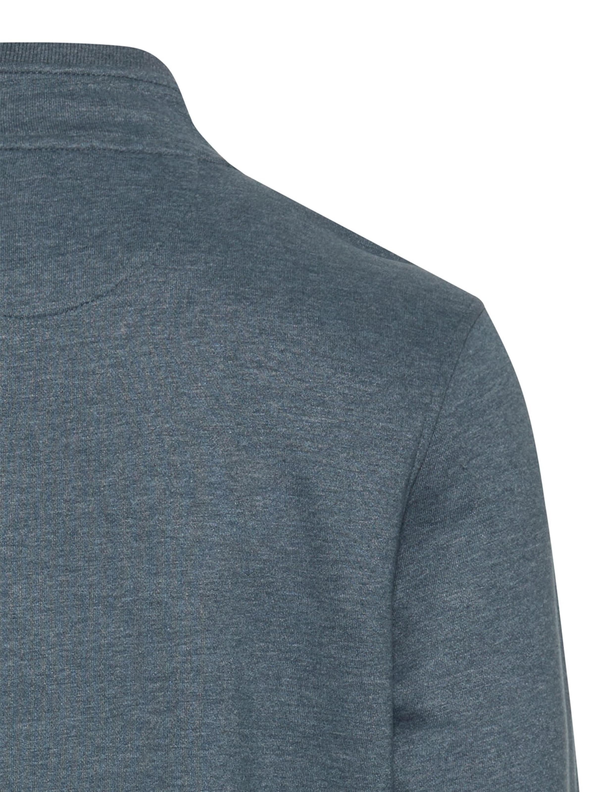 CAMEL ACTIVE Sweatshirt mit Troyerkragen in Blau