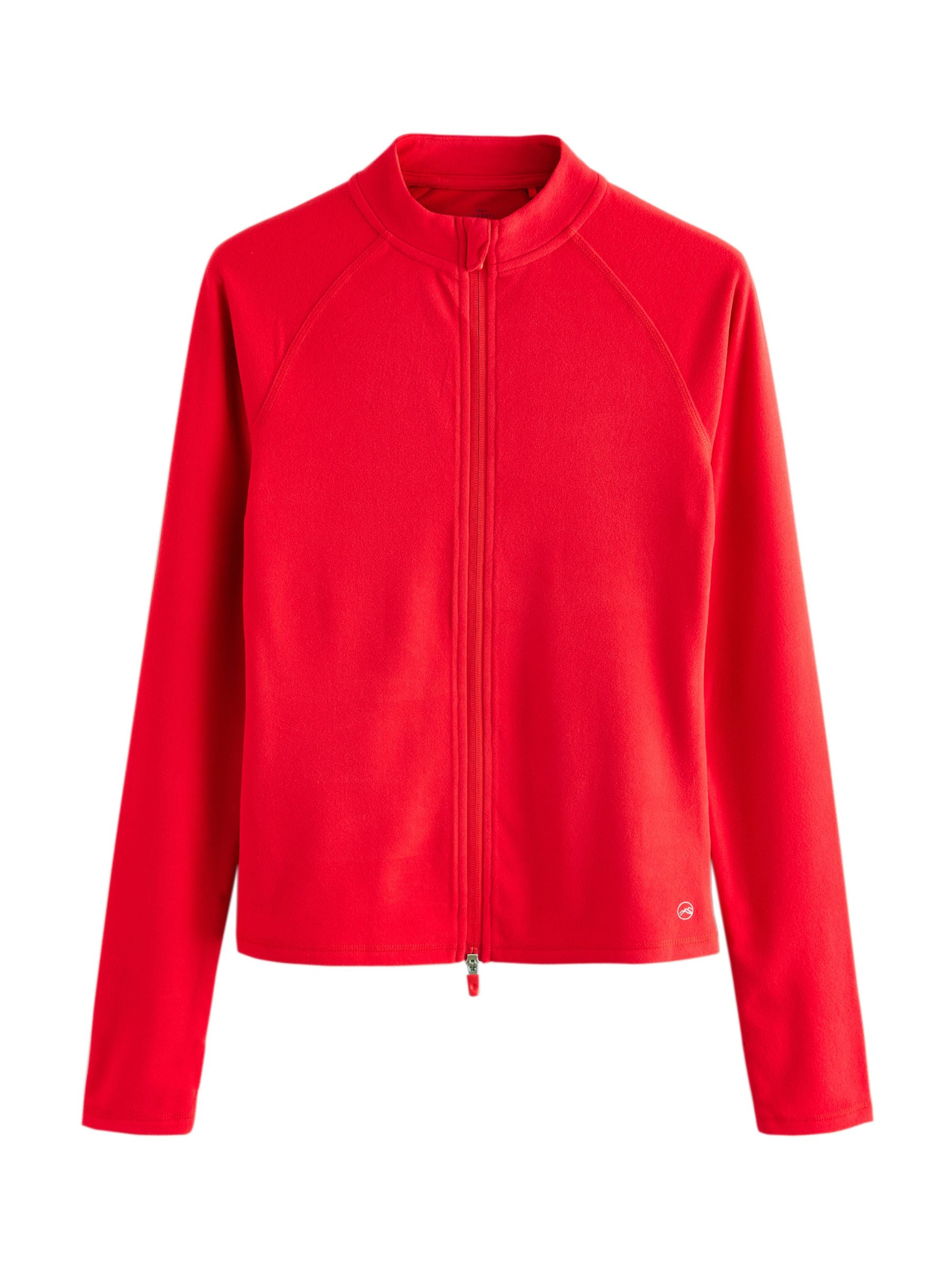 Next Fleecejacka i röd: framsida