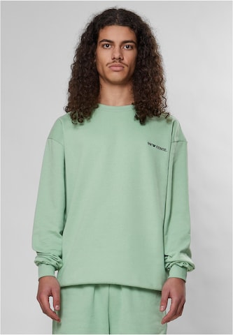 9N1M SENSESweater majica - zelena boja: prednji dio