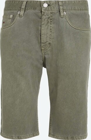 Regular Pantalon 'Ryan' Tommy Jeans en vert : devant