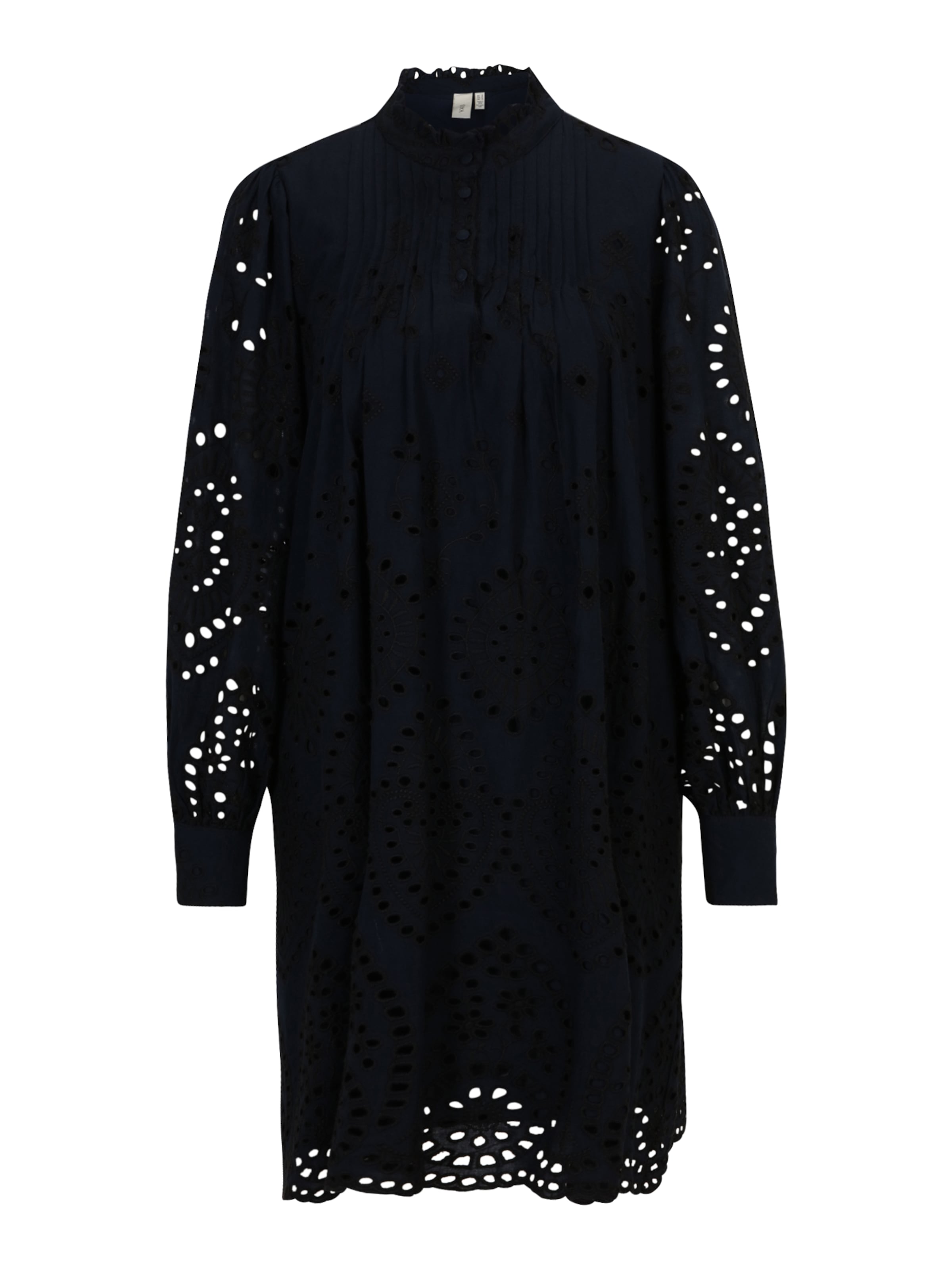 YAS PetiteKošulja haljina 'OMA' - crna boja: prednji dio