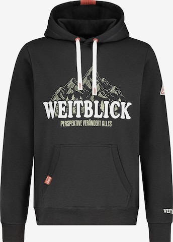 Sublevel Sweatshirt in Schwarz: Vorderseite