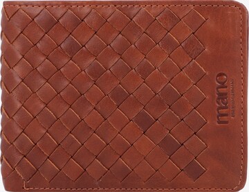 mano Wallet 'Don Luca' in Brown: front