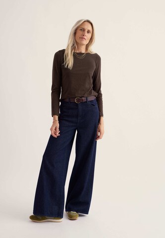 Seasalt Cornwall Shirt 'Easel' in Brown