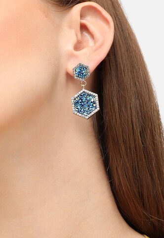 Boucles d'oreilles SOHI en or : devant