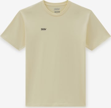 T-shirt VANS en beige : devant