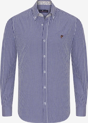 DENIM CULTURE Button Up Shirt 'Harvey' in Blue: front