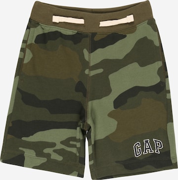 GAP Regular Pants in Green: front