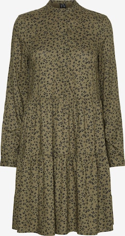 VERO MODA Košilové šaty 'Simone' – zelená: přední strana
