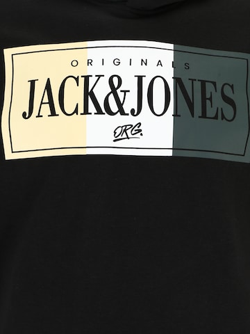 Jack & Jones Plus كنزة رياضية 'ARTHUR' بلون أسود