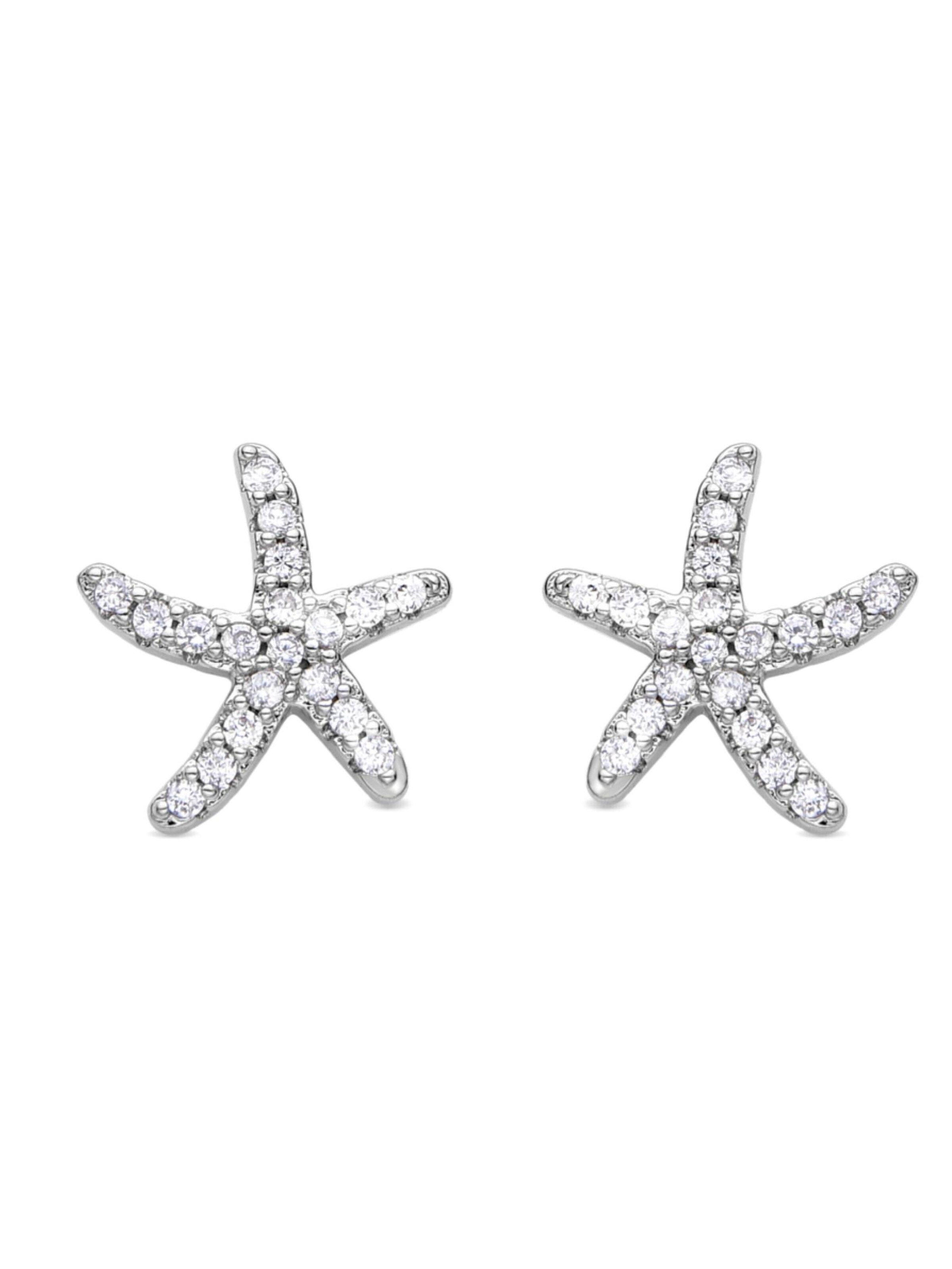 LUXBYLUX Earrings in Silver: front