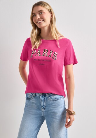 STREET ONE Shirt in Pink: front