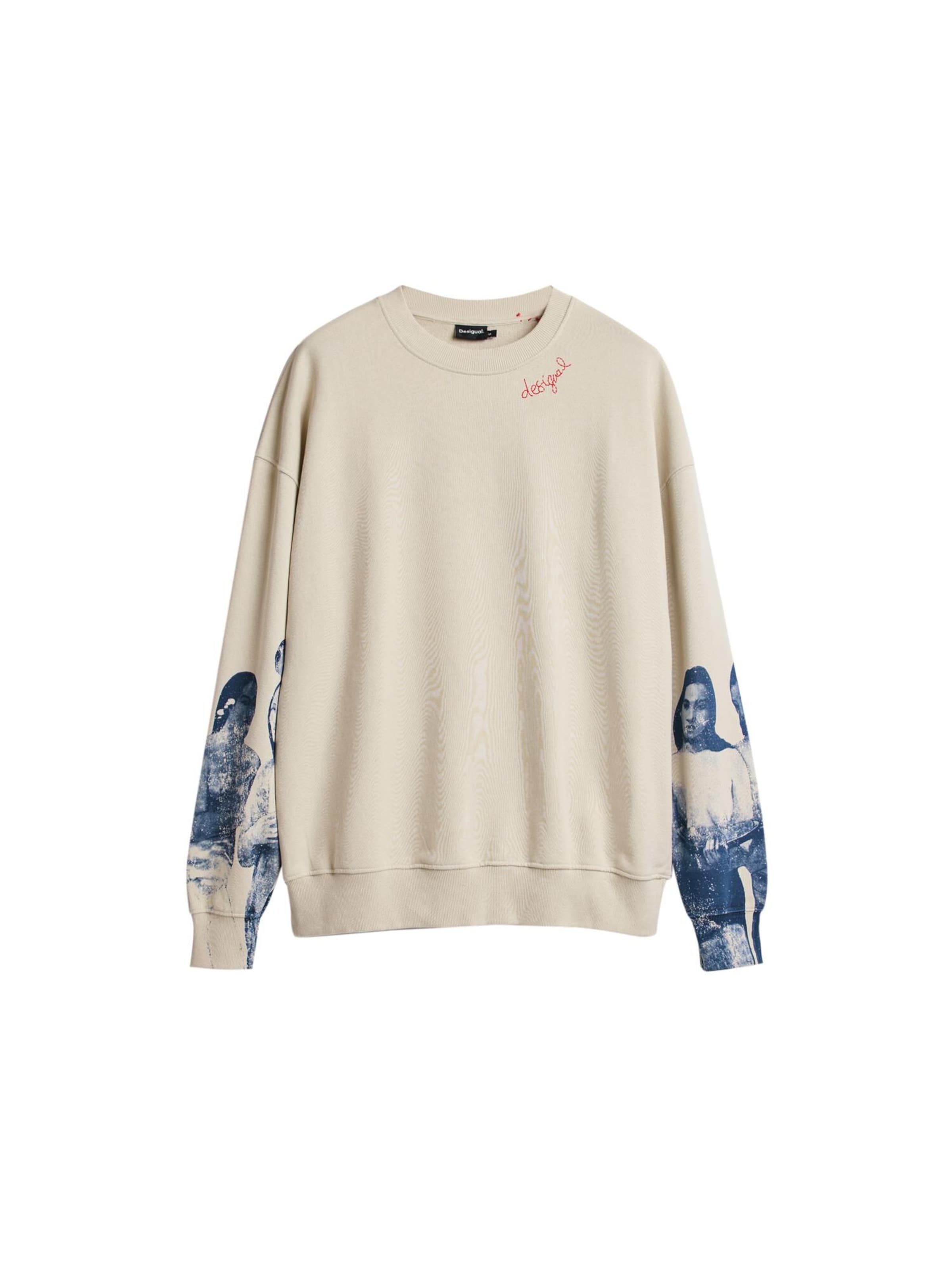 Felpa di Desigual in beige: frontale