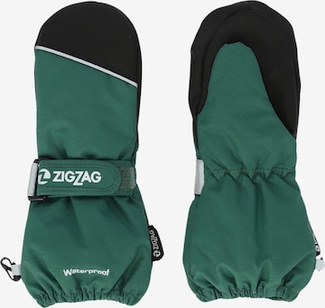 ZigZag Athletic Gloves 'Shildon' in Green: front