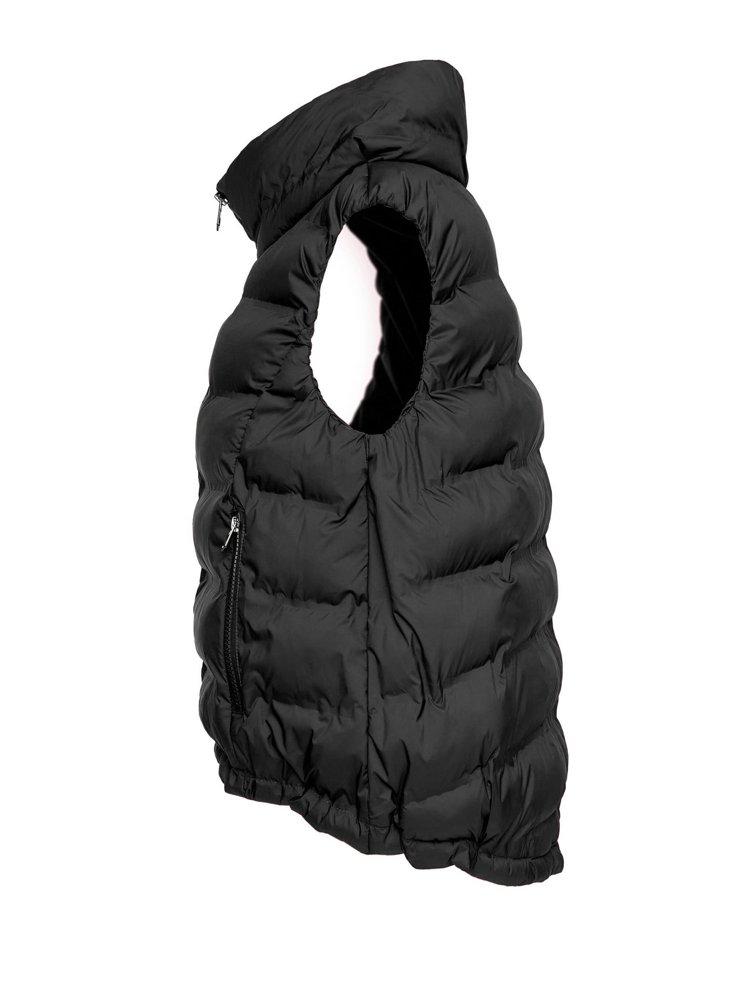 MANISA Between-season jacket 'Weste' in Black