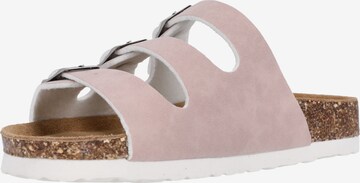 Cruz Mules 'SANTA' in Pink: front