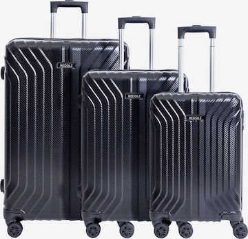 Redolz Suitcase Set in Black: front