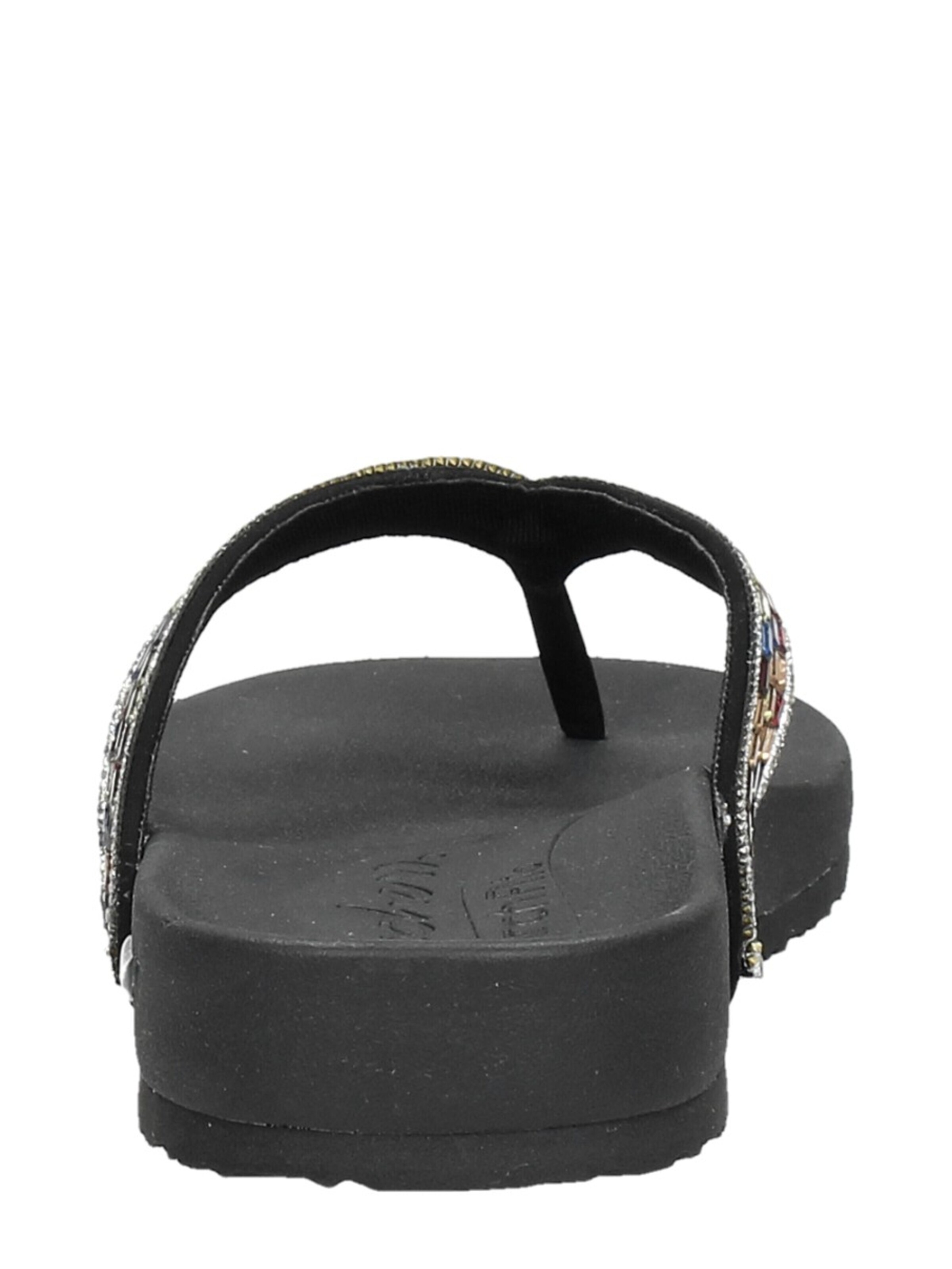 SKECHERS Teenslipper 'Arch Fit Meditation' in Zwart