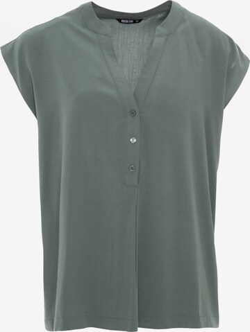 BIG STAR Blouse ' WINI ' in Groen: voorkant