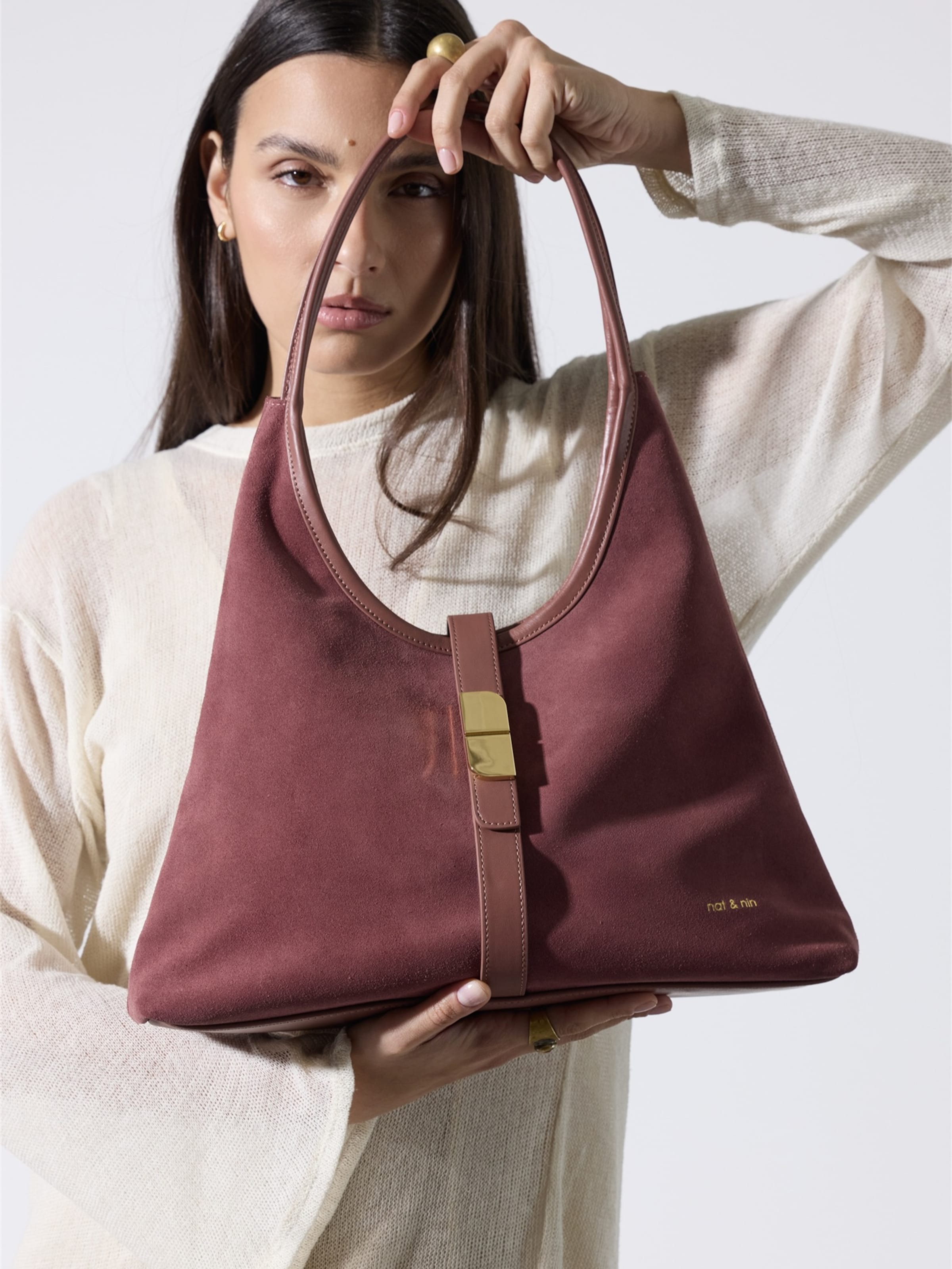Nat&Nin Shoulder bag 'Romeo' in Pink