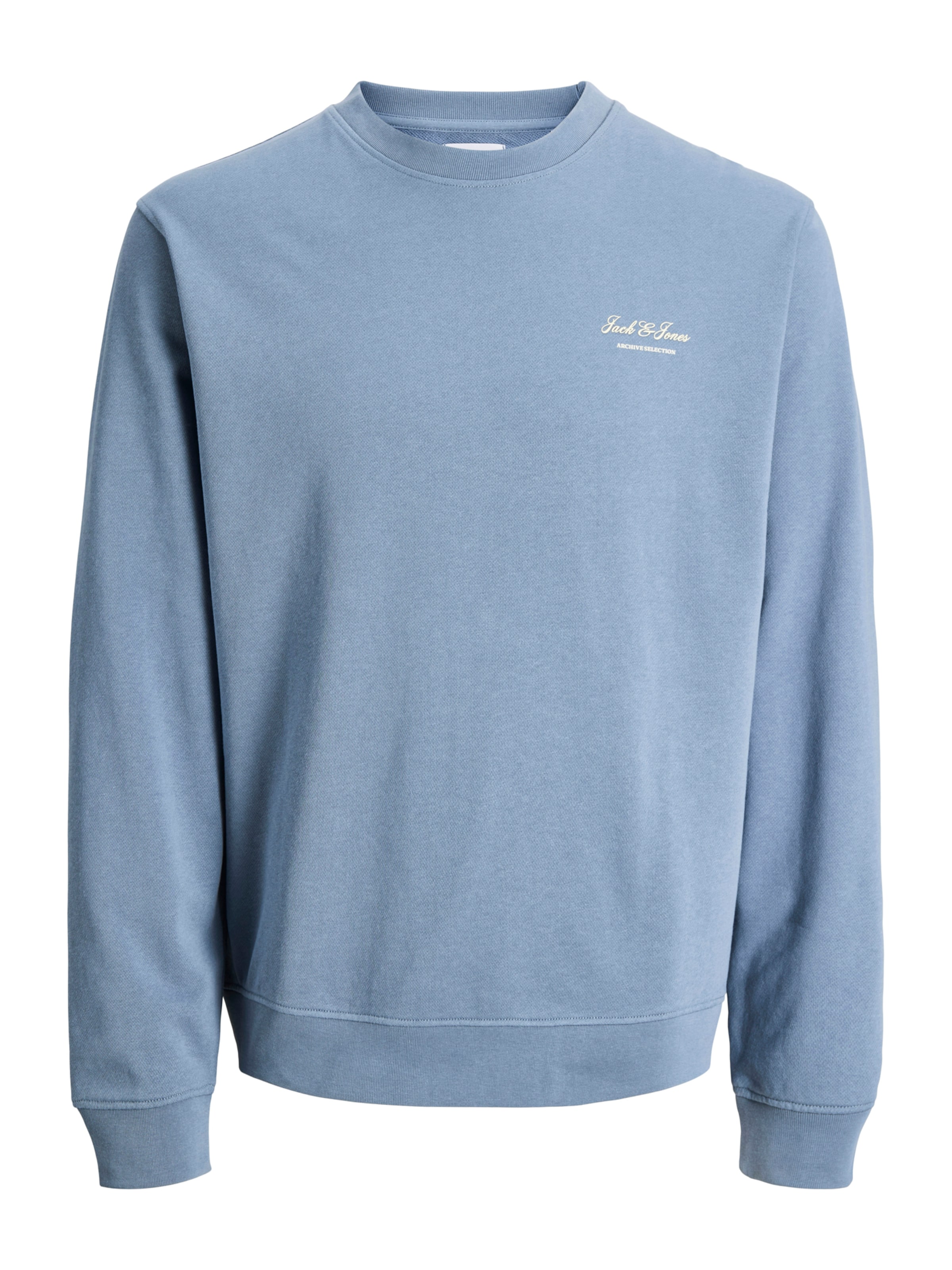 Sweat-shirt 'JJEARCHIVE' JACK & JONES en bleu : devant