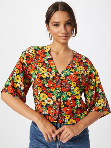 Oasis Blouse in Rood: voorkant