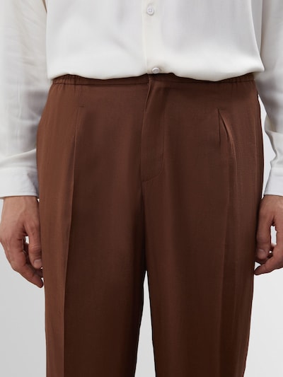 Antioch Pleat-front trousers in Dark brown, Item view