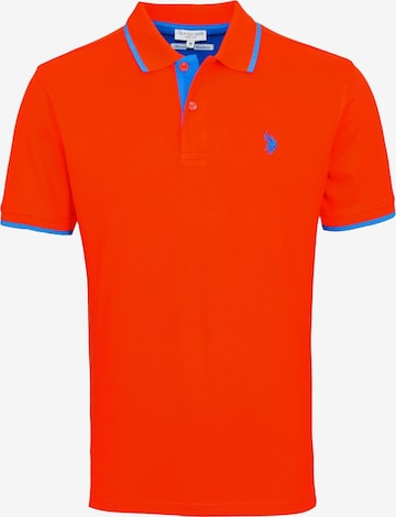 U.S. POLO ASSN. Poloshirt in Rot: Vorderseite